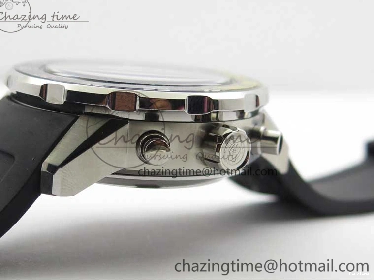 MIROTIME 0216 Aquatimer Chrono IW376702 SS BLS 1:1 Best Edition Black Dial on Black Rubber Strap A WellDesigned 7105